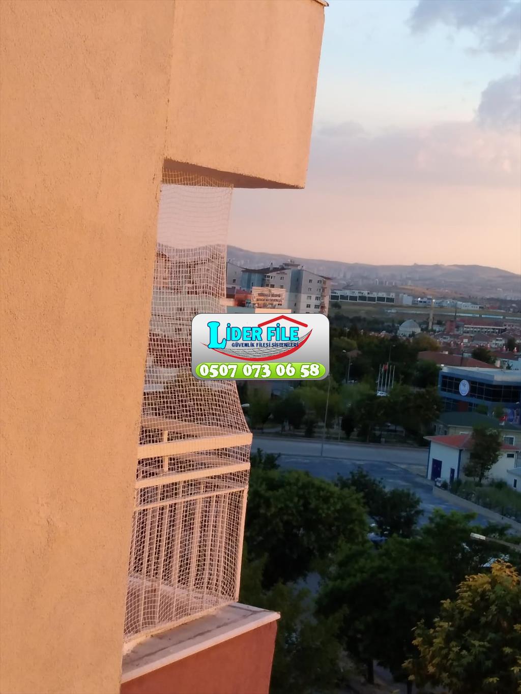 Ankara Balkon Filesi Kuş Filesi Teras Filesi Merdiven Filesi Apartman Filesi 0507 447 56 68